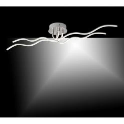 Leuchten Direkt Leuchtendirekt WAVE Deckenleuchte LED Edelstahl, 4-flammig -LED Leuchten Verkäufe 2022 leuchtendirekt wave deckenleuchte 15126 55 3