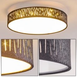 Hofstein Liared Deckenleuchte LED Wei&szlig;, 1-flammig