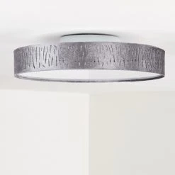 Hofstein Liared Deckenleuchte LED Nickel-Matt, 1-flammig -LED Leuchten Verkäufe 2022 liared deckenleuchte h3225745 do1 15