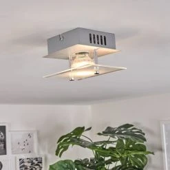 Hofstein Liestal Deckenleuchte LED Nickel-Matt, 1-flammig -LED Leuchten Verkäufe 2022 liestal deckenleuchte h3446591 8