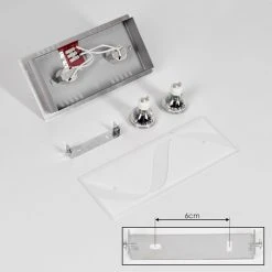 Hofstein Liestal Deckenleuchte LED Nickel-Matt, 2-flammig -LED Leuchten Verkäufe 2022 liestal deckenleuchte h3546123 4