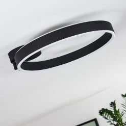 Hofstein Lilongwe Deckenleuchte LED Schwarz, 1-flammig -LED Leuchten Verkäufe 2022 lilongwe deckenleuchte h3326213 10