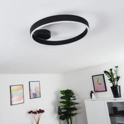 Hofstein Lilongwe Deckenleuchte LED Schwarz, 1-flammig -LED Leuchten Verkäufe 2022 lilongwe deckenleuchte h3326213 5