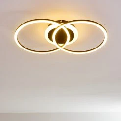 Hofstein Lithgow Deckenleuchte LED Schwarz, 1-flammig -LED Leuchten Verkäufe 2022 lithgow deckenleuchte h3313855 13