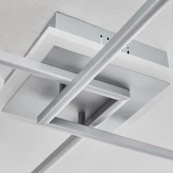 Hofstein Lithgow Deckenleuchte LED Silber, 2-flammig, Fernbedienung, Farbwechsler -LED Leuchten Verkäufe 2022 lithgow deckenleuchte h3439470 9