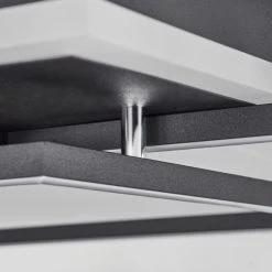 Hofstein Lithgow Deckenleuchte LED Schwarz, 2-flammig, Fernbedienung, Farbwechsler -LED Leuchten Verkäufe 2022 lithgow deckenleuchte h3439487 5