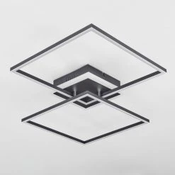 Hofstein Lithgow Deckenleuchte LED Schwarz, 2-flammig, Fernbedienung, Farbwechsler -LED Leuchten Verkäufe 2022 lithgow deckenleuchte h3439487 7