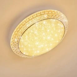 Hofstein Litto Deckenleuchte LED Wei&szlig;, 1-flammig, Fernbedienung -LED Leuchten Verkäufe 2022 litto deckenleuchte h3098127 do1 10