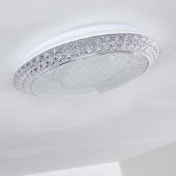 Hofstein Litto Deckenleuchte LED Wei&szlig;, 1-flammig, Fernbedienung -LED Leuchten Verkäufe 2022 litto deckenleuchte h3098127 do1 12