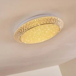 Hofstein Litto Deckenleuchte LED Wei&szlig;, 1-flammig, Fernbedienung -LED Leuchten Verkäufe 2022 litto deckenleuchte h3098127 do1 6