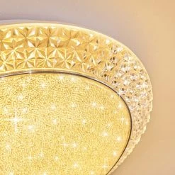 Hofstein Litto Deckenleuchte LED Wei&szlig;, 1-flammig, Fernbedienung -LED Leuchten Verkäufe 2022 litto deckenleuchte h3098127 do1 8