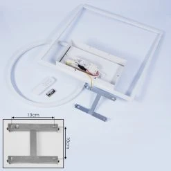 Hofstein Loftheim Deckenleuchte LED Chrom, Wei&szlig;, 1-flammig -LED Leuchten Verkäufe 2022 loftheim deckenleuchte h3436738 4