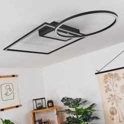 Hofstein Loftheim Deckenleuchte LED Chrom, Schwarz, Wei&szlig;, 1-flammig, Fernbedienung -LED Leuchten Verkäufe 2022 loftheim deckenleuchte h3438176 11