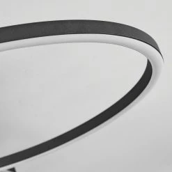 Hofstein Loftheim Deckenleuchte LED Chrom, Schwarz, Wei&szlig;, 1-flammig, Fernbedienung -LED Leuchten Verkäufe 2022 loftheim deckenleuchte h3438176 2