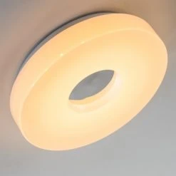 Hofstein Loris Deckenleuchte LED Wei&szlig;, 1-flammig -LED Leuchten Verkäufe 2022 loris deckenleuchte h166377 3