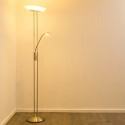 Hofstein Lucca Deckenfluter LED Edelstahl, 2-flammig -LED Leuchten Verkäufe 2022 lucca deckenfluter 5804bs 11