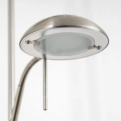 Hofstein Lucca Deckenfluter LED Edelstahl, 2-flammig -LED Leuchten Verkäufe 2022 lucca deckenfluter 5804bs 17