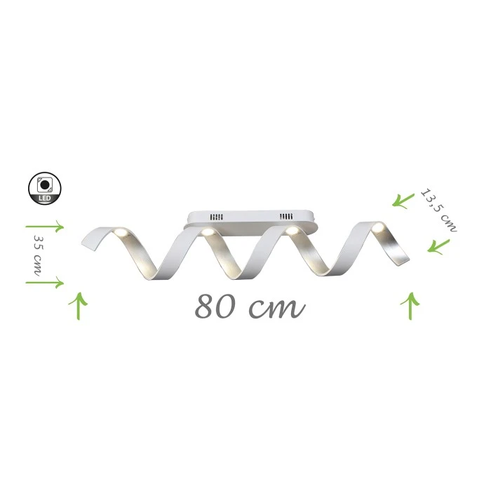 Luce Design HELIX Deckenleuchte LED Weiß, 1-flammig 2 Luce Design HELIX Deckenleuchte LED Weiß, 1-flammig – Bild 2