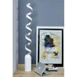 Luce Design HELIX Stehlampe LED Silber, Weiß, 1-flammig -LED Leuchten Verkäufe 2022 luce design helix stehlampe led helix pt10 bco 3