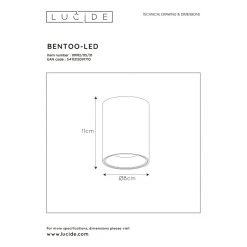 Lucide BENTOO-LED Downlight Wei&szlig;, 1-flammig -LED Leuchten Verkäufe 2022 lucide bentoo led downlight 09912 05 31 3