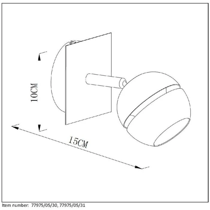 Lucide BINARI Spot LED Weiß, 1-flammig 3 Lucide BINARI Spot LED Weiß, 1-flammig – Bild 3