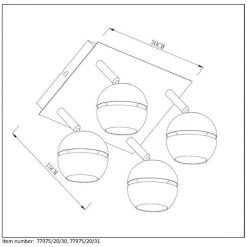 Lucide BINARI Spot LED Schwarz, 1-flammig -LED Leuchten Verkäufe 2022 lucide binari spot 77975 20 30 2