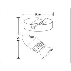 Lucide CARO Spot LED Wei&szlig;, 1-flammig -LED Leuchten Verkäufe 2022 lucide caro spot 13955 05 31 2