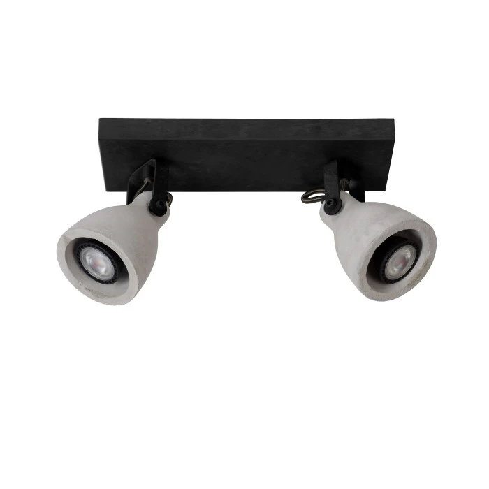 Lucide CONCRI-LED Deckenstrahler Schwarz, 2-flammig 3 Lucide CONCRI-LED Deckenstrahler Schwarz, 2-flammig – Bild 3