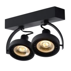 Lucide DORIAN Deckenspot LED Schwarz, 2-flammig -LED Leuchten Verkäufe 2022 lucide dorian deckenspot 22968 24 30 4