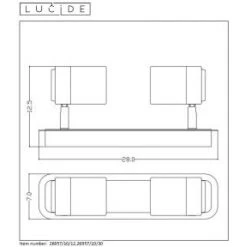 Lucide LENNERT Deckenleuchte LED Schwarz, 2-flammig -LED Leuchten Verkäufe 2022 lucide lennert deckenleuchte 26957 10 30 4
