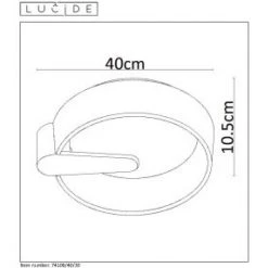 Lucide MIAMI Deckenleuchte LED Schwarz, 1-flammig -LED Leuchten Verkäufe 2022 lucide miami deckenleuchte 74106 40 30 2