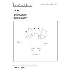Lucide NIGEL Deckenstrahler LED Wei&szlig;, 1-flammig -LED Leuchten Verkäufe 2022 lucide nigel deckenstrahler 09929 05 31 5