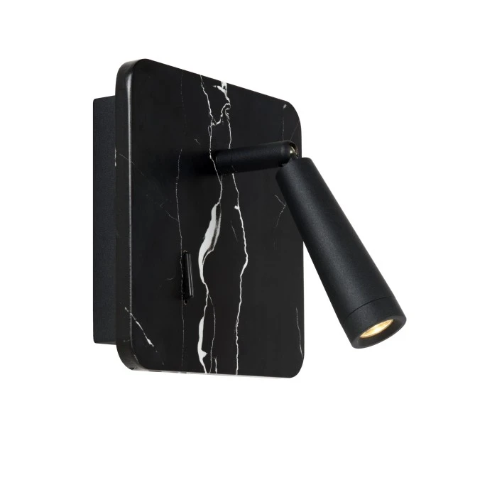 Lucide OREGON Wandspot LED Schwarz, 1-flammig 1 Lucide OREGON Wandspot LED Schwarz, 1-flammig