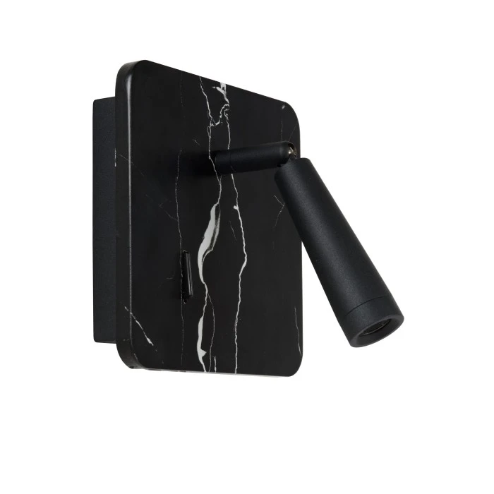 Lucide OREGON Wandspot LED Schwarz, 1-flammig 2 Lucide OREGON Wandspot LED Schwarz, 1-flammig – Bild 2