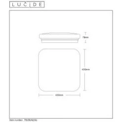 Lucide OTIS Deckenleuchte LED Wei&szlig;, 1-flammig -LED Leuchten Verkäufe 2022 lucide otis deckenleuchte 79198 42 61 4