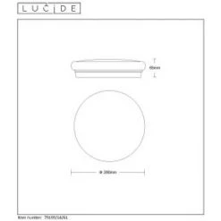 Lucide OTIS Deckenleuchte LED Wei&szlig;, 1-flammig -LED Leuchten Verkäufe 2022 lucide otis deckenleuchte 79199 14 61 4