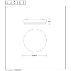 Lucide OTIS Deckenleuchte LED Wei&szlig;, 1-flammig -LED Leuchten Verkäufe 2022 lucide otis deckenleuchte 79199 32 61 4