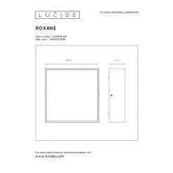 Lucide ROXANE Deckenleuchte LED Anthrazit, 1-flammig -LED Leuchten Verkäufe 2022 lucide roxane deckenleuchte 27816 10 29 3
