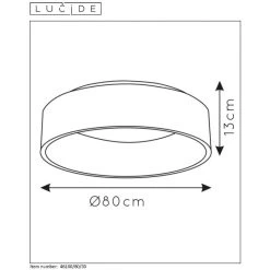 Lucide TALOWE Deckenleuchte LED Schwarz, 1-flammig -LED Leuchten Verkäufe 2022 lucide talowe deckenleuchte 46100 80 30 3