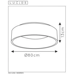 Lucide TALOWE Deckenleuchte LED Wei&szlig;, 1-flammig -LED Leuchten Verkäufe 2022 lucide talowe deckenleuchte 46100 80 31 3