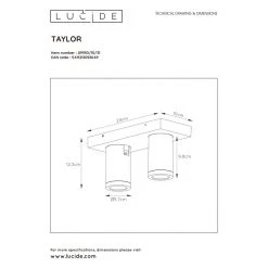 Lucide TAYLOR Deckenstrahler LED Weiß, 2-flammig 15 Lucide TAYLOR Deckenstrahler LED Weiß, 2-flammig -LED Leuchten Verkäufe 2022 lucide taylor deckenstrahler 09930 10 31 7