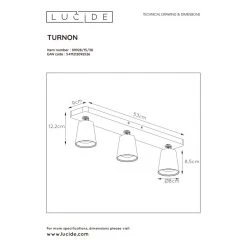 Lucide TURNON Deckenstrahler LED Schwarz, 3-flammig 15 Lucide TURNON Deckenstrahler LED Schwarz, 3-flammig -LED Leuchten Verkäufe 2022 lucide turnon deckenstrahler 09928 15 30 7