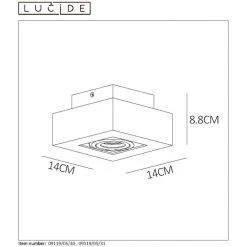 Lucide XIRAX Deckenspot LED Weiß, 1-flammig 13 Lucide XIRAX Deckenspot LED Weiß, 1-flammig -LED Leuchten Verkäufe 2022 lucide xirax deckenspot 09119 06 31 6