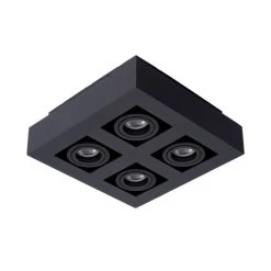Lucide XIRAX Deckenspot LED Schwarz, 4-flammig 7 Lucide XIRAX Deckenspot LED Schwarz, 4-flammig -LED Leuchten Verkäufe 2022 lucide xirax deckenspot 09119 21 30 2