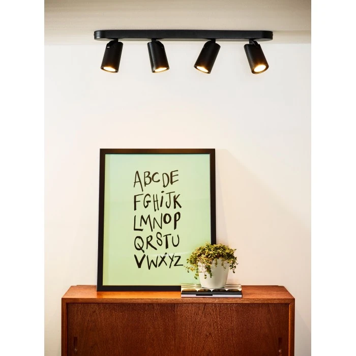 Lucide XYRUS Deckenspot LED Schwarz, 4-flammig 1 Lucide XYRUS Deckenspot LED Schwarz, 4-flammig