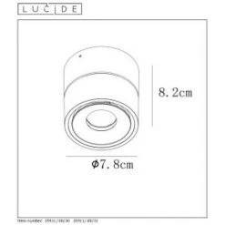 Lucide YUMIKO Deckenspot LED Schwarz, 1-flammig -LED Leuchten Verkäufe 2022 lucide yumiko deckenspot 35911 08 30 3