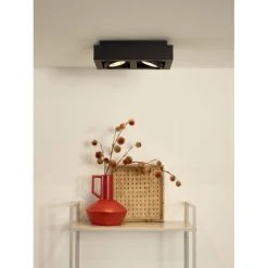 Lucide ZEFIX Deckenstrahler LED Schwarz, 2-flammig