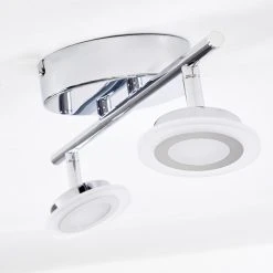 Hofstein Lucy Deckenspot LED Chrom, 2-flammig, Fernbedienung, Farbwechsler -LED Leuchten Verkäufe 2022 lucy deckenspot h3268353 5