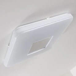 Hofstein Lumsden Deckenleuchte LED Grau, 1-flammig, Fernbedienung -LED Leuchten Verkäufe 2022 lumsden deckenleuchte h3008751 2