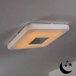 Hofstein Lumsden Deckenleuchte LED Grau, 1-flammig, Fernbedienung -LED Leuchten Verkäufe 2022 lumsden deckenleuchte h3008751 7